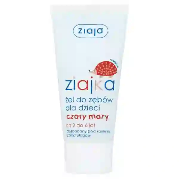 ZIAJA Ziajka żel do zębów dla dzieci czarny mary od 2 do 6 lat 50ml