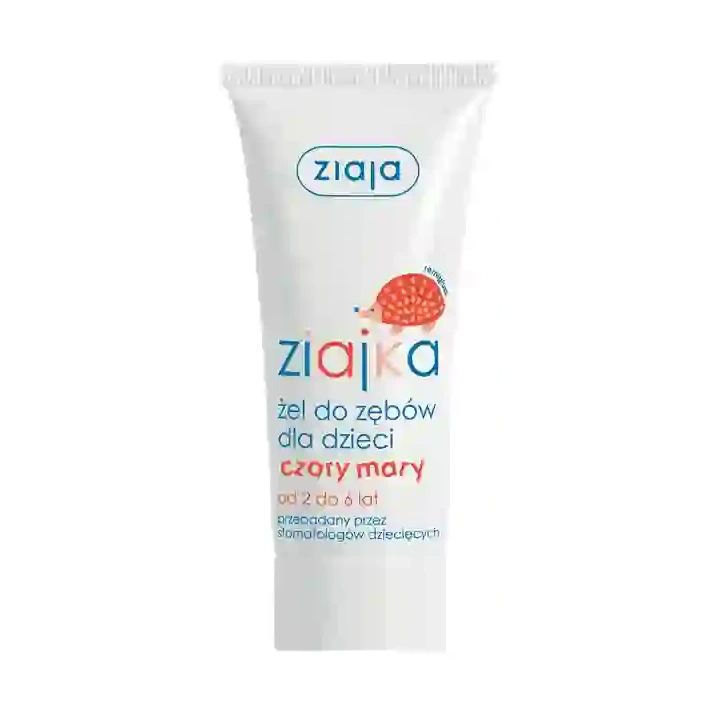 ZIAJA Ziajka żel do zębów dla dzieci czarny mary od 2 do 6 lat 50ml
