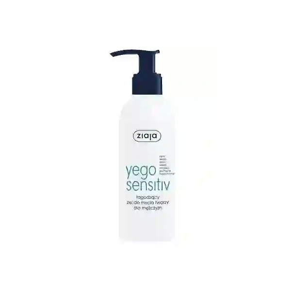 ZIAJA Yego Sensitiv łagodzący żel do mycia twarzy dla mężczyzn 200ml