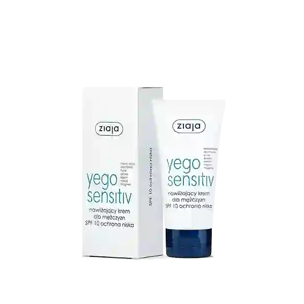 ZIAJA Yego Sensitiv krem nawilżający spf 10 50ml