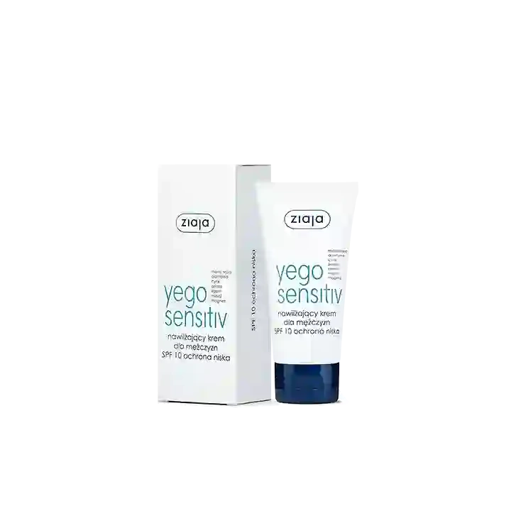 ZIAJA Yego Sensitiv krem nawilżający spf 10 50ml