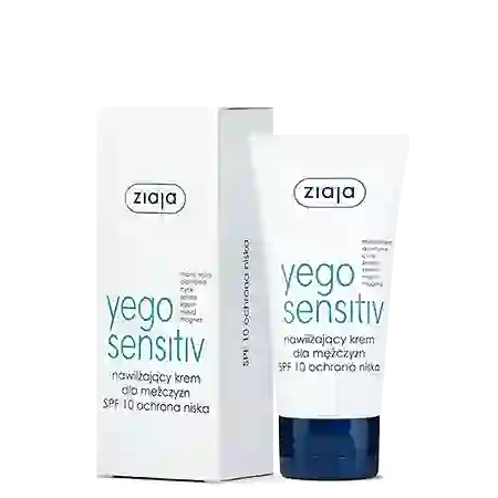 ZIAJA Yego Sensitiv krem nawilżający spf 10 50ml
