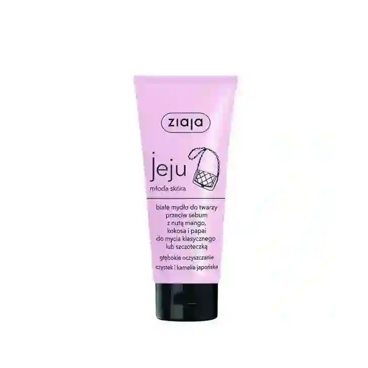 ZIAJA Jeju białe mydło do twarzy 75ml