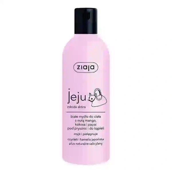 ZIAJA Jeju białe mydło pod prysznic 300ml