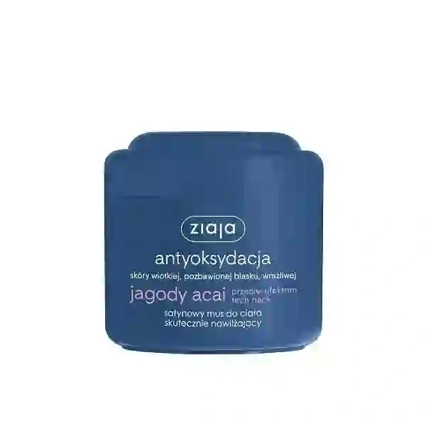 Ziaja ZIAJA Jagody Acai satynowy mus do ciała skutecznie nawilżający 200ml — Składniki i ocena