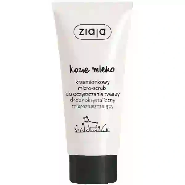ZIAJA Kozie Mleko krzemionkowy micro-scrub do oczyszczania twarzy 75ml