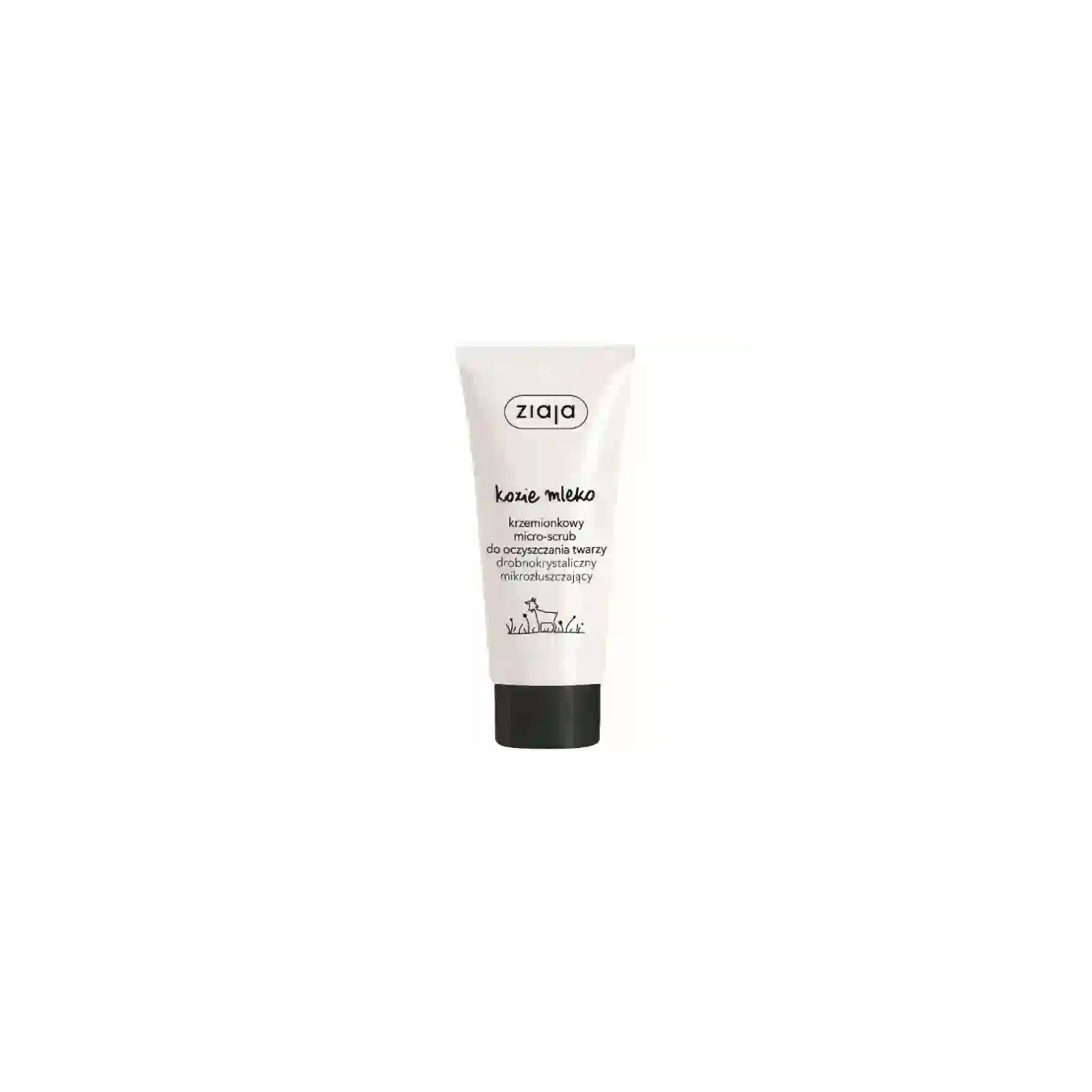 ZIAJA Kozie Mleko krzemionkowy micro-scrub do oczyszczania twarzy 75ml