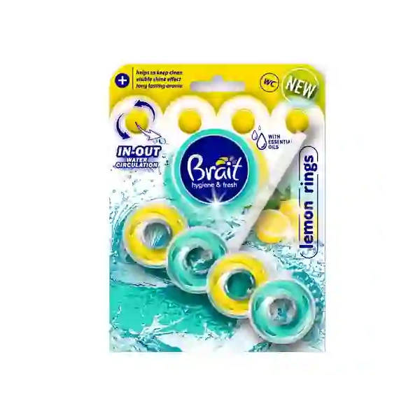 BRAIT Hygiene & Fresh kostaka do wc Lemon Rings 40g