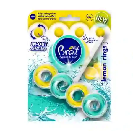 BRAIT Hygiene & Fresh kostaka do wc Lemon Rings 40g