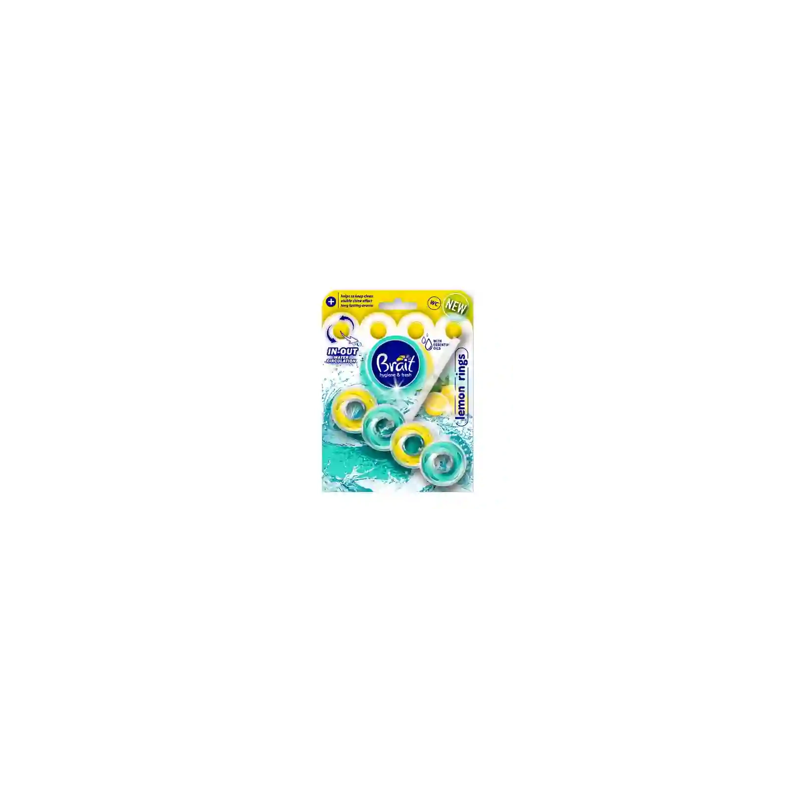 BRAIT Hygiene & Fresh kostaka do wc Lemon Rings 40g