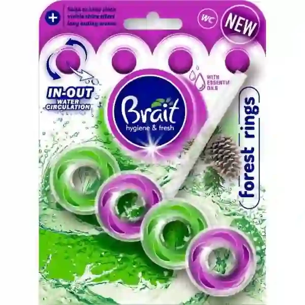BRAIT Hygiene & Fresh kostaka do wc Forest Rings 40g