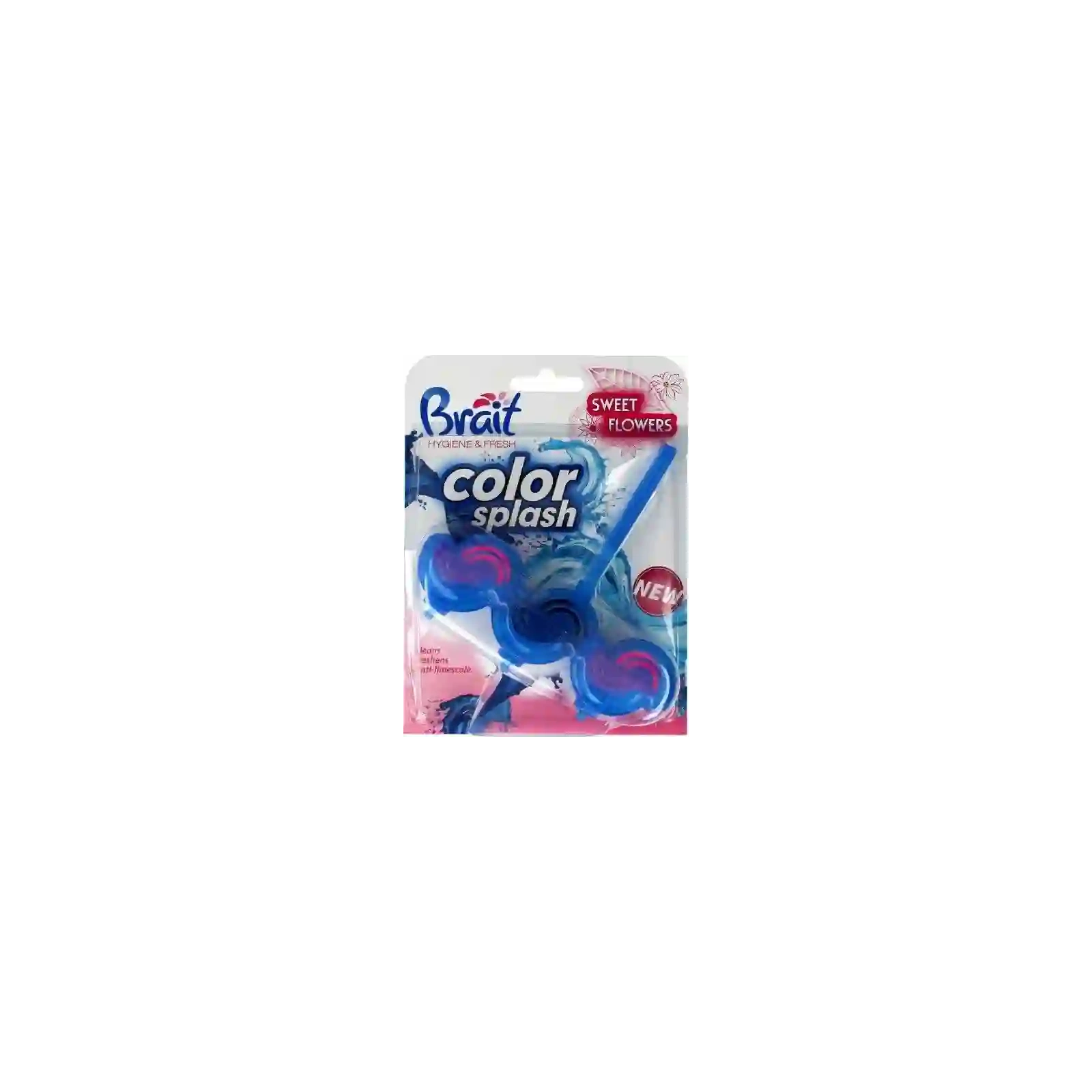 BRAIT Hygiene & Fresh Color Splash kostaka do wc Sweet Flowers 45g