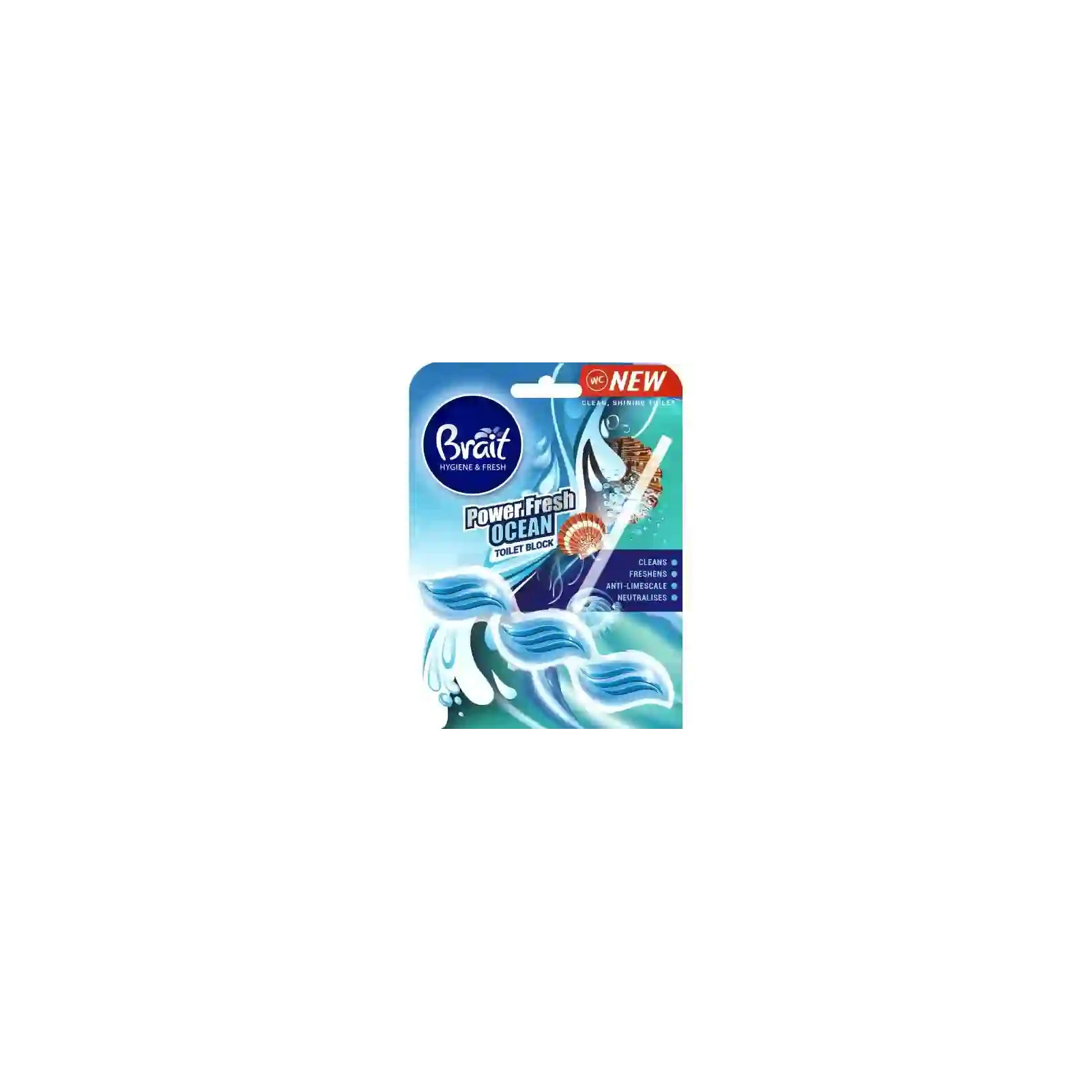 BRAIT Hygiene & Fresh Power Fresh kostaka do wc Ocean 39g