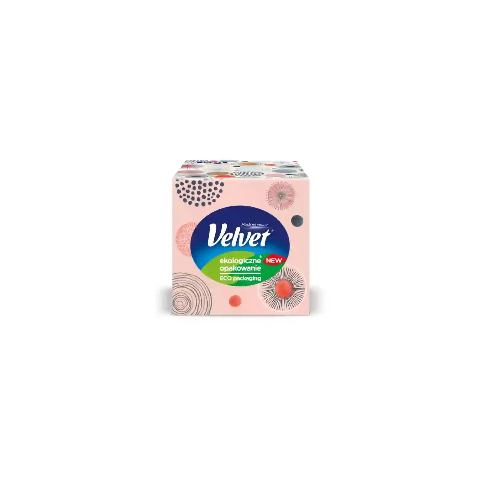 VELVET Ecopack chusteczki higieniczne 3-warstwowe 56szt