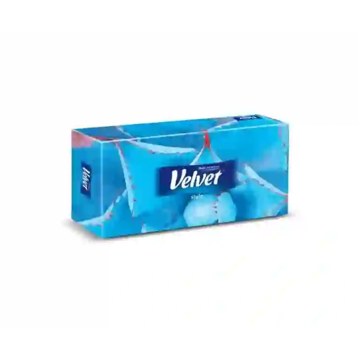 VELVET Nature chusteczki higieniczne 3-warstwowe Box 90szt