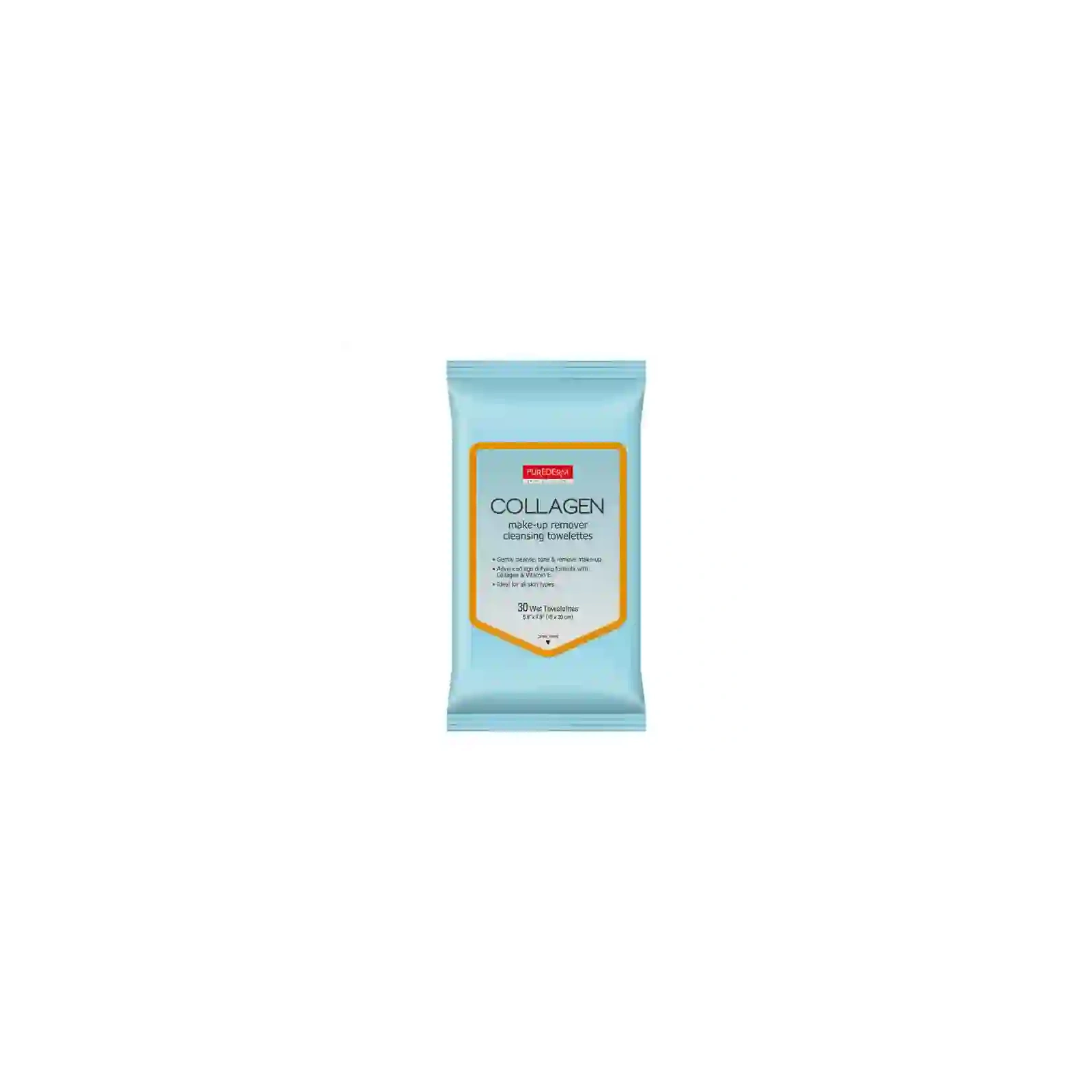 PUREDERM chusteczki do demakijażu Collagen 30szt