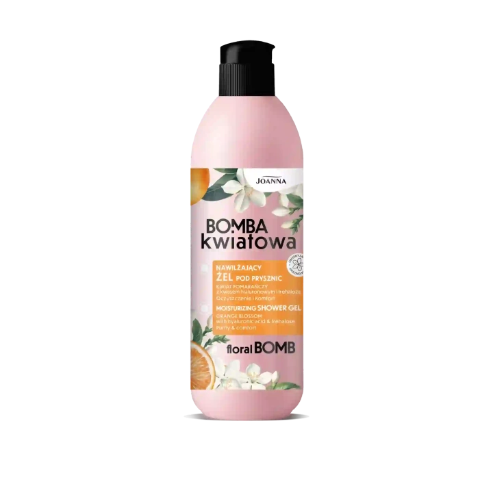JOANNA Bomba Kwiatowa nawilżający żel pod prysznic Kwiat Pomarańczy 500ml
