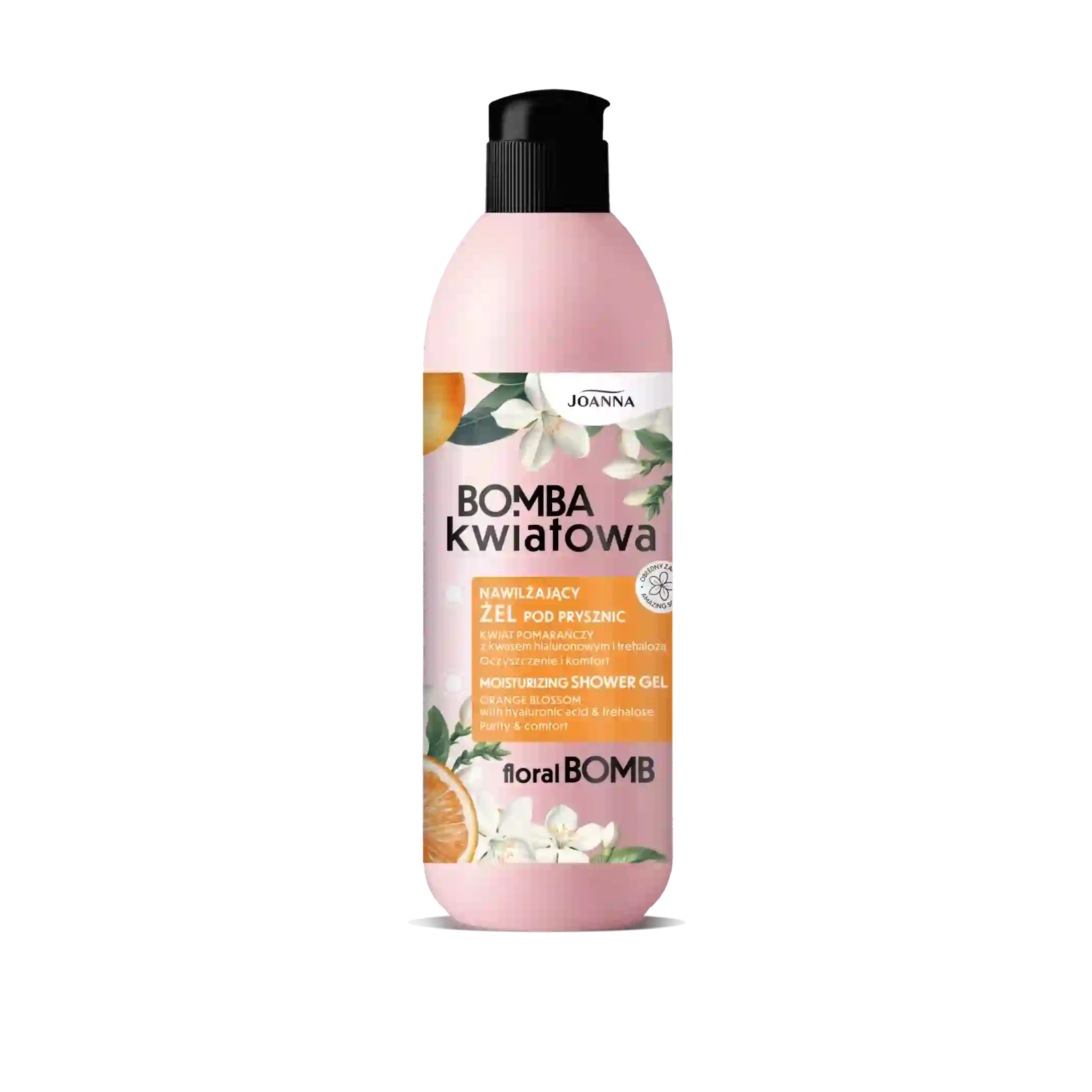 JOANNA Bomba Kwiatowa nawilżający żel pod prysznic Kwiat Pomarańczy 500ml