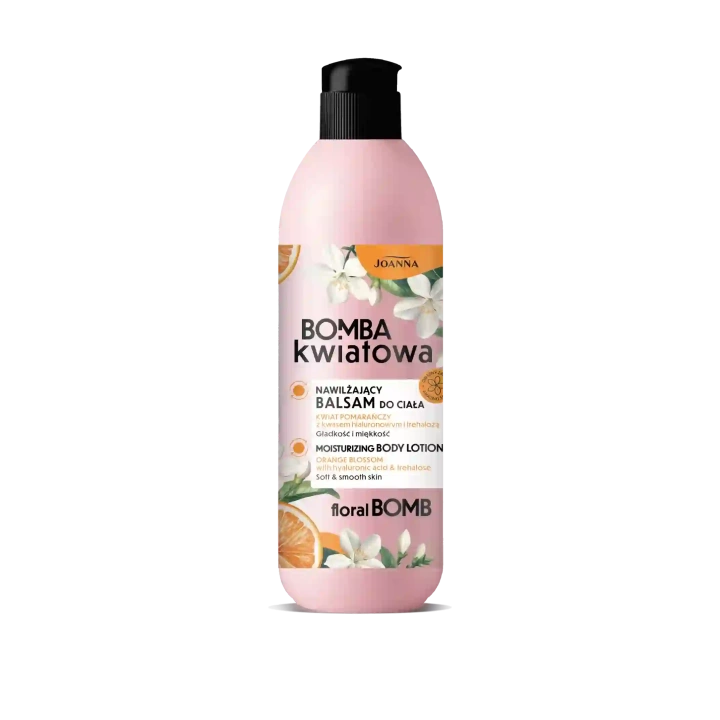 JOANNA Bomba Kwiatowa nawilżający balsam do ciała Kwiat Pomarańczy 500g
