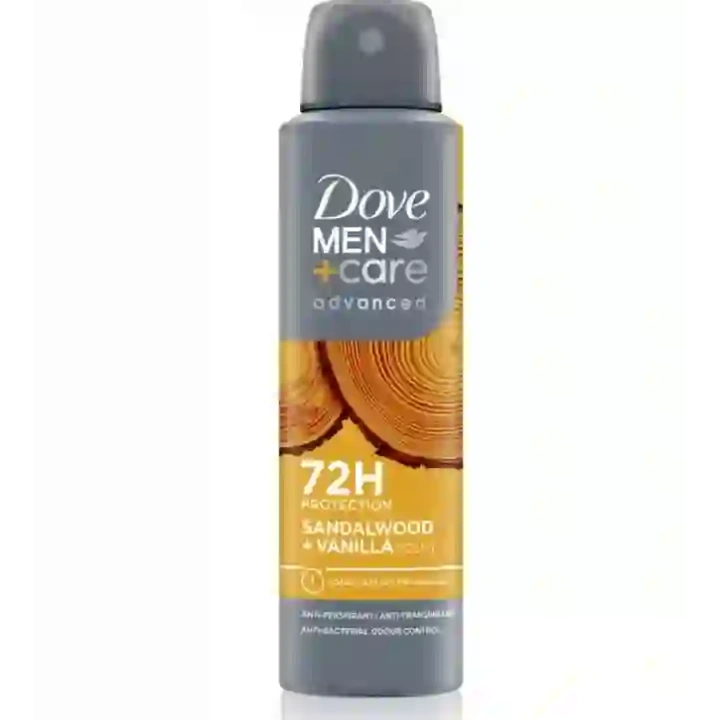 DOVE Men+care dezodorant antyperspirant w sprayu Sandalwood + Vanilla 250ml