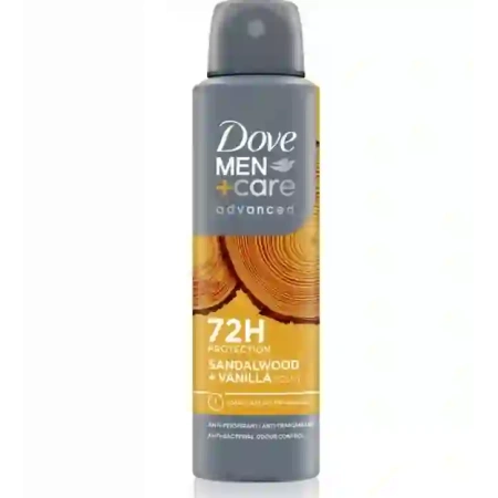 DOVE Men+care dezodorant antyperspirant w sprayu Sandalwood + Vanilla 250ml