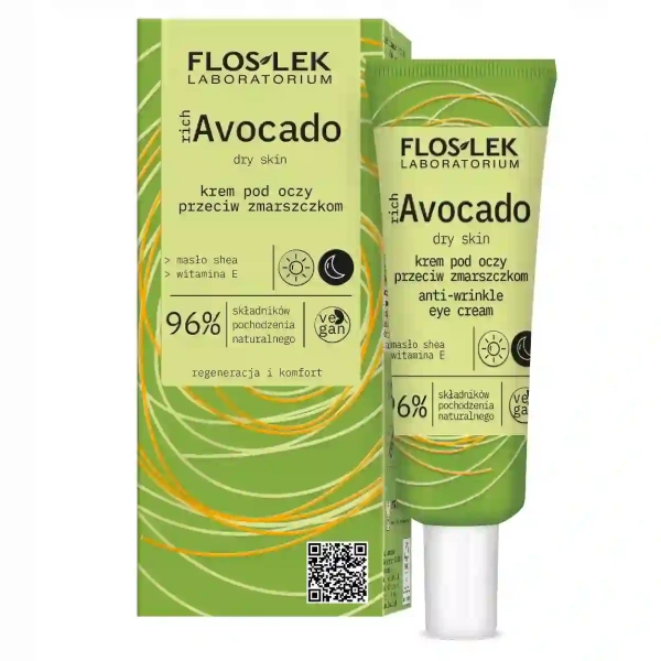 FLOS-LEK RichAvocado krem pod oczy przeciw zmarszczkom 30ml