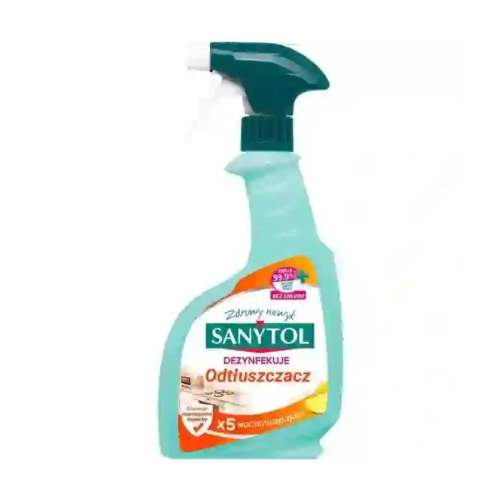 SANYTOL płyn dezynfekujący i czyszczący Odtłuszczacz 500ml