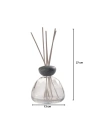 MILLEFIORI MILANO Air Design dyfuzor zapachowy Marble Glass Transparentny z Szarym