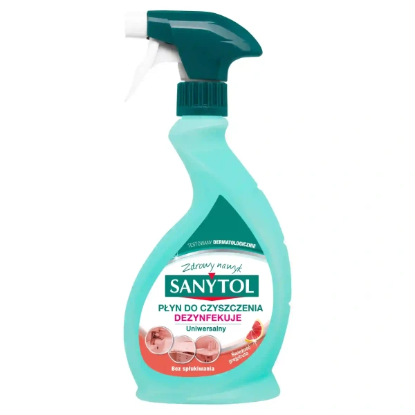 SANYTOL płyn dezynfekujący i czyszczący uniwersalny Świeżość Grejfruta 500ml