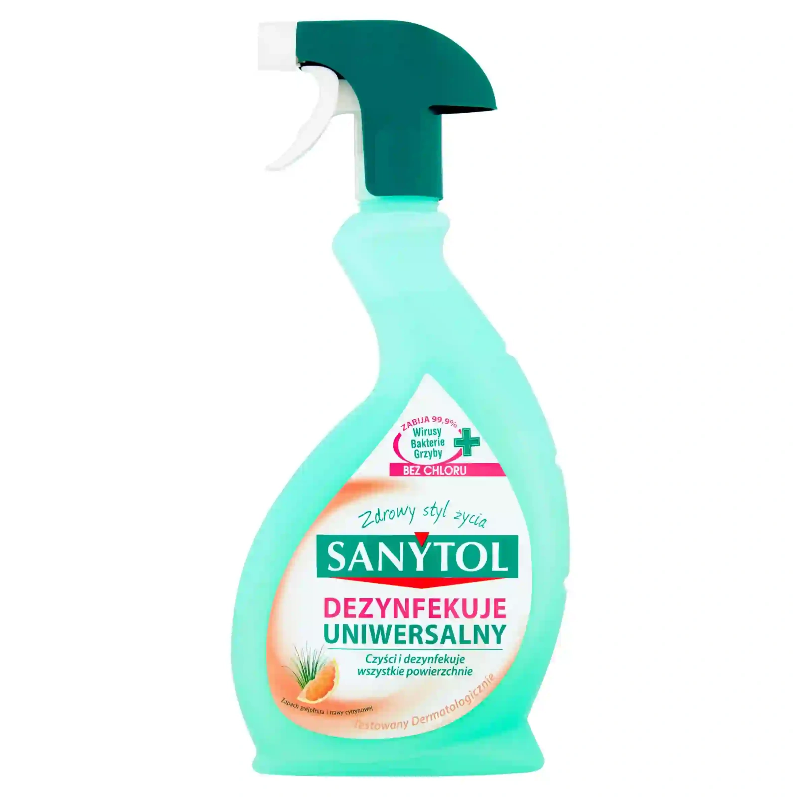 SANYTOL płyn dezynfekujący i czyszczący uniwersalny Świeżość Grejfruta 500ml