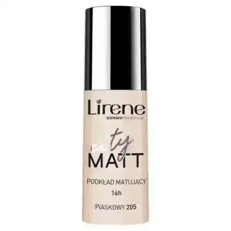 LIRENE City Matt fluid matująco wygładzający 205 Piaskowy 30ml