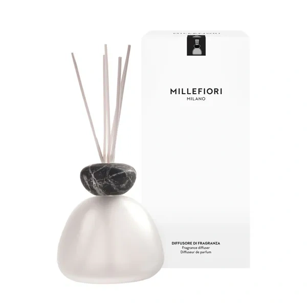 MILLEFIORI MILANO Air Design dyfuzor zapachowy Marble Glass Oszroniony z Czarnym