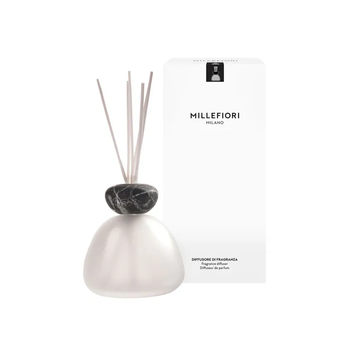 MILLEFIORI MILANO Air Design dyfuzor zapachowy Marble Glass Oszroniony z Czarnym