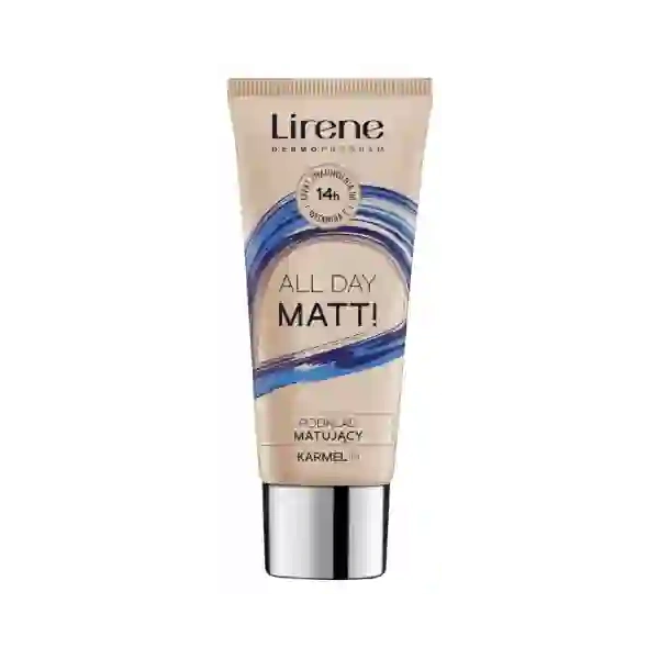LIRENE Nature Matt fluid matujący 14 Karmel 30ml
