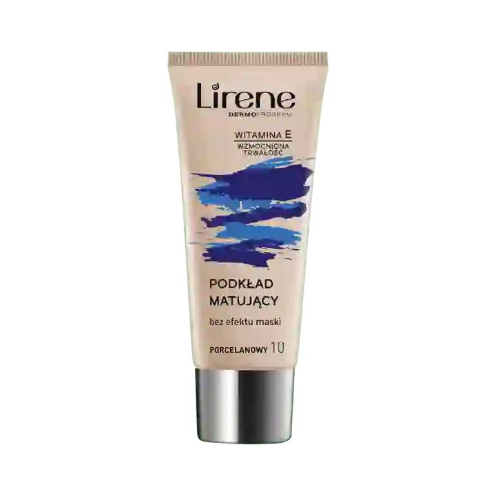 LIRENE Nature Matt fluid matujący 10 Porcelanowy 30ml