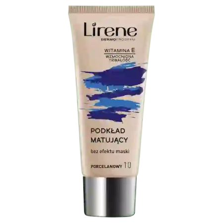 LIRENE Nature Matt fluid matujący 10 Porcelanowy 30ml