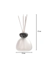 MILLEFIORI MILANO Air Design dyfuzor zapachowy Marble Glass Oszroniony z Czarnym