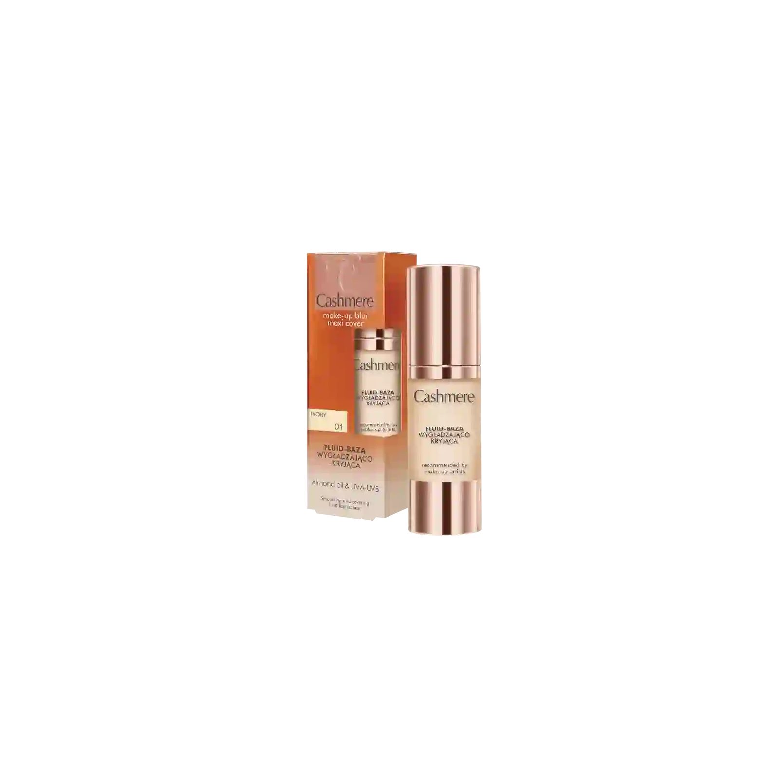 DAX Cashmere Make-up Blur fluid-baza wygładzająco kryjąca  01 Ivory 30ml