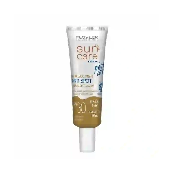 FLOSLEK Sun Care Derma ultralekki krem Anti-Spot SPF30 Prebiotic 30ml