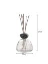 MILLEFIORI MILANO Air Design dyfuzor zapachowy Marble Glass Transparentny z Czarnym