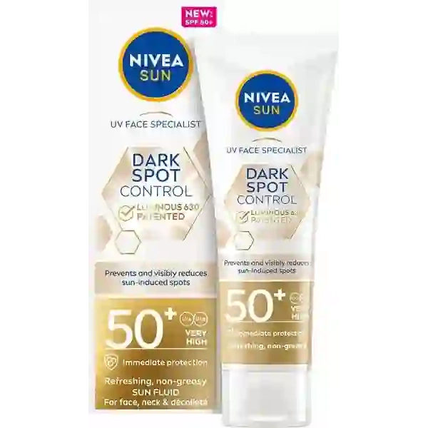 NIVEA Sun Dark Spot Control Luminous 630 krem na przebarwienia SPF50+ 40ml