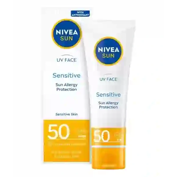 NIVEA Sun UV Face Sensitive krem dla skóry wrażliwej SPF50 50ml 