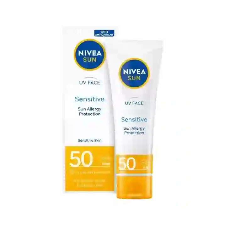 NIVEA Sun UV Face Sensitive krem dla skóry wrażliwej SPF50 50ml 