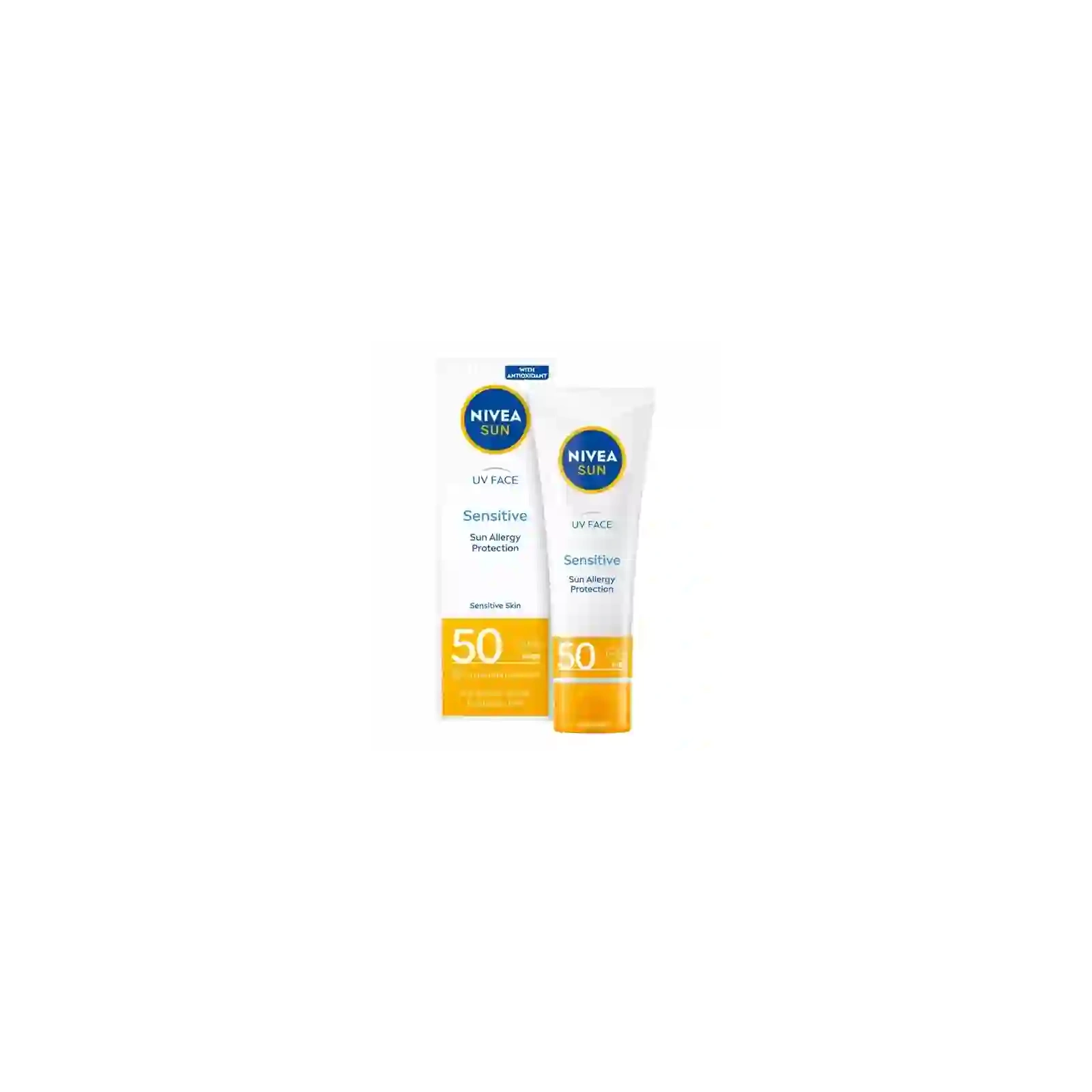 NIVEA Sun UV Face Sensitive krem dla skóry wrażliwej SPF50 50ml 