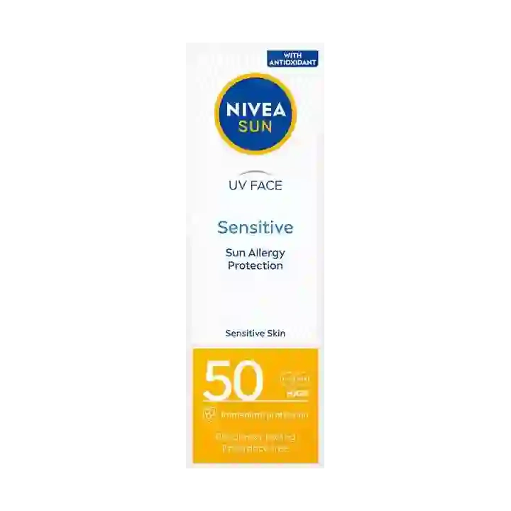 NIVEA Sun UV Face Sensitive krem dla skóry wrażliwej SPF50 50ml 