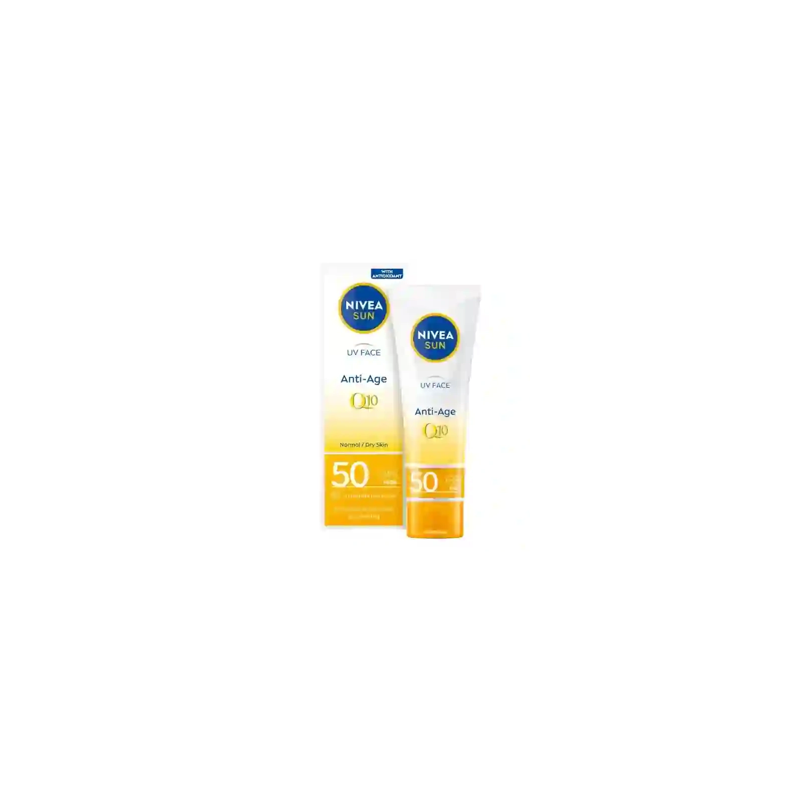 NIVEA Sun UV Face Anti Age Q10 przeciwzmarszkowy krem SPF50 50ml 