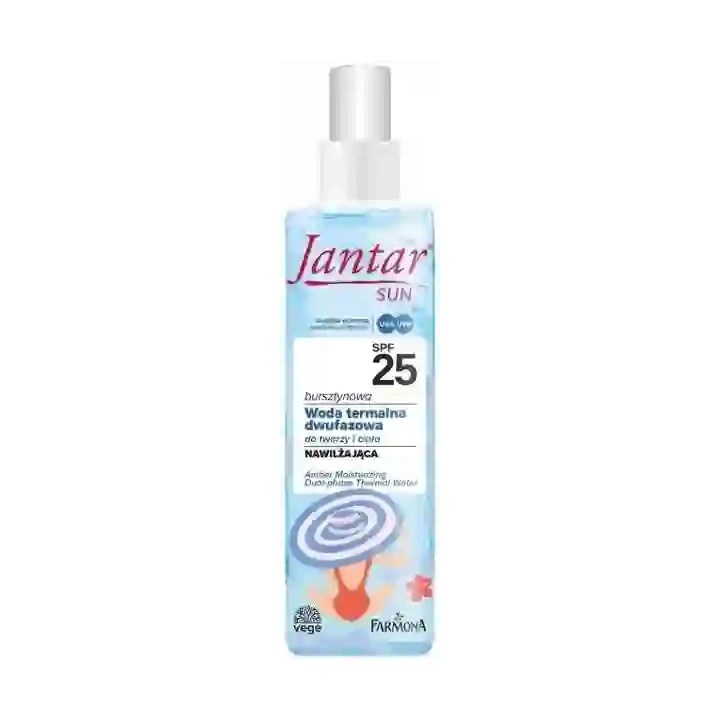 FARMONA Jantar Sun ochronno-chłodząca woda termalna SPF25 200ml