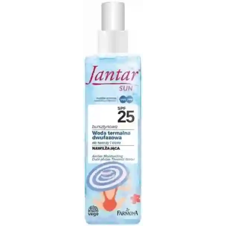 FARMONA Jantar Sun ochronno-chłodząca woda termalna SPF25 200ml
