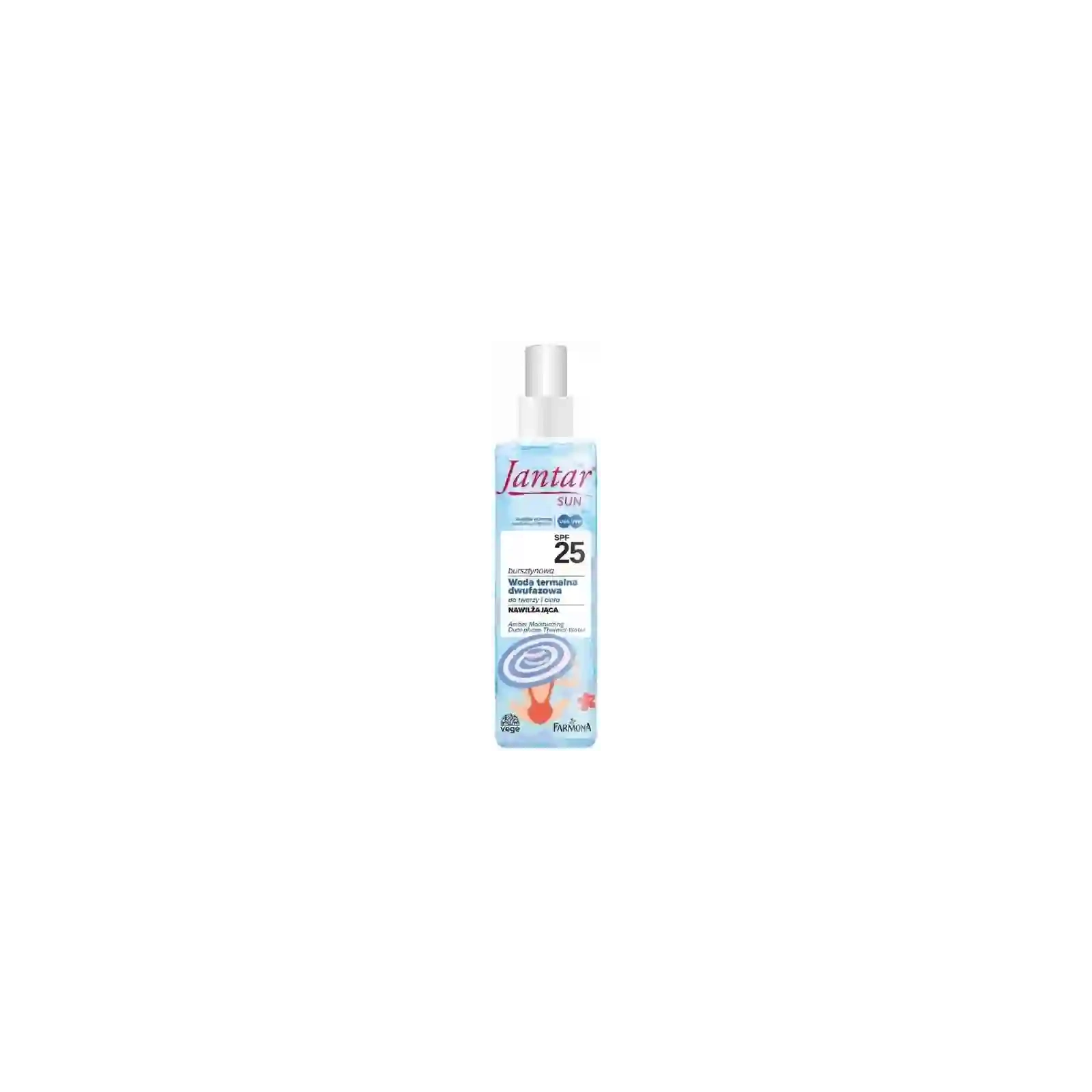 FARMONA Jantar Sun ochronno-chłodząca woda termalna SPF25 200ml