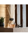 MILLEFIORI MILANO Air Design dyfuzor zapachowy Marble Glass Transparentny z Czarnym